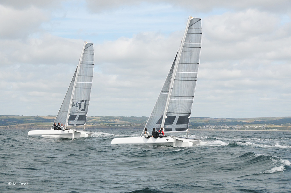 Les 2 DIAM24od en speed test à Douarnenez ©Marie Cossé