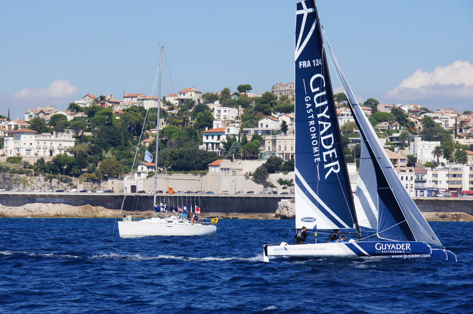 Match racing à Marseille