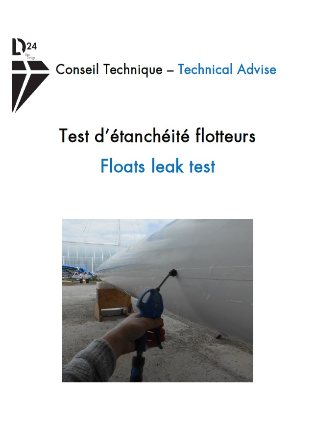 Floats leak test – Diam 24 one design