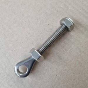 Vit Mulet Bome, Oeil Fileté Inox M10, 2x Ecrou M10