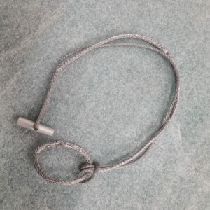 Loop mainsail clew, dynema 4mm, including Tbone