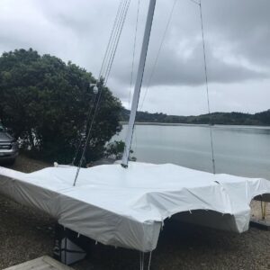 Taud de parking plat, en 4 parties, spécial D24od monté